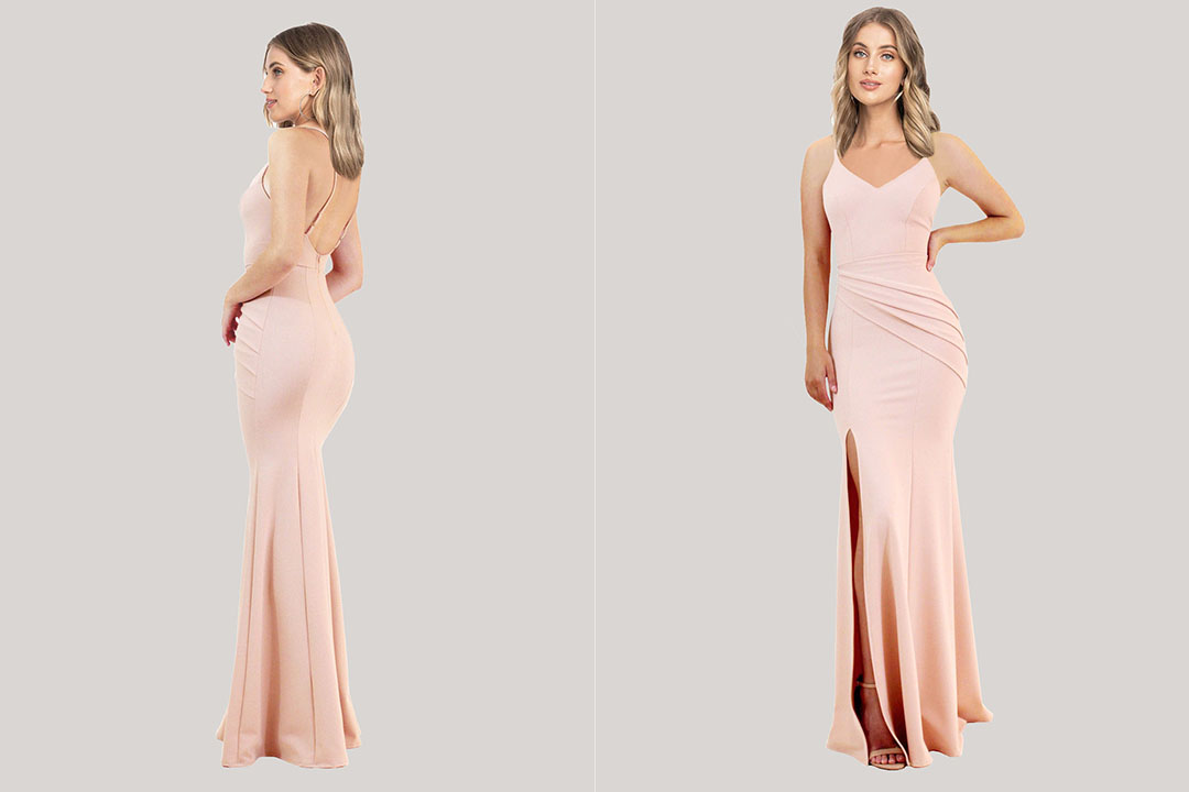 Affordable Prom Dresses UK with Slit