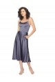 Affordable Midi Length Silky Satin Cocktail Prom Dress / Homecoming Dress with Open Tied Back UK