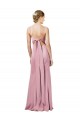 Affordable Fit and Flare Slim Crepe Prom Dress with Cutout Back UK