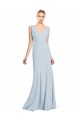 Affordable Sleeveless Seamed Bodice Trumpet Prom Dress UK