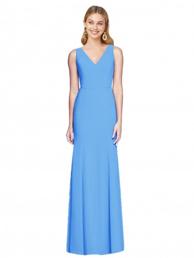 Affordable Flattering Trumpet Long Sleeveless Prom Dress with Open Back UK