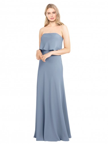 Affordable High Neck Sheath Sleeveless Stretch Crepe Prom Dress UK