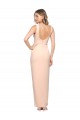 Affordable Floor Length Square Neck Long Sheath Crepe Prom Dress  UK