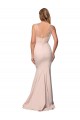 Affordable Full Length Sweetheart Crepe Prom Dress with Tulle Overlay UK