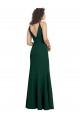 Affordable Form Fitting Stretch Crepe A-Line Prom Dress UK