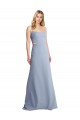 Affordable Feminine Scoop Neckline Long Crepe Slip Prom Dress  UK